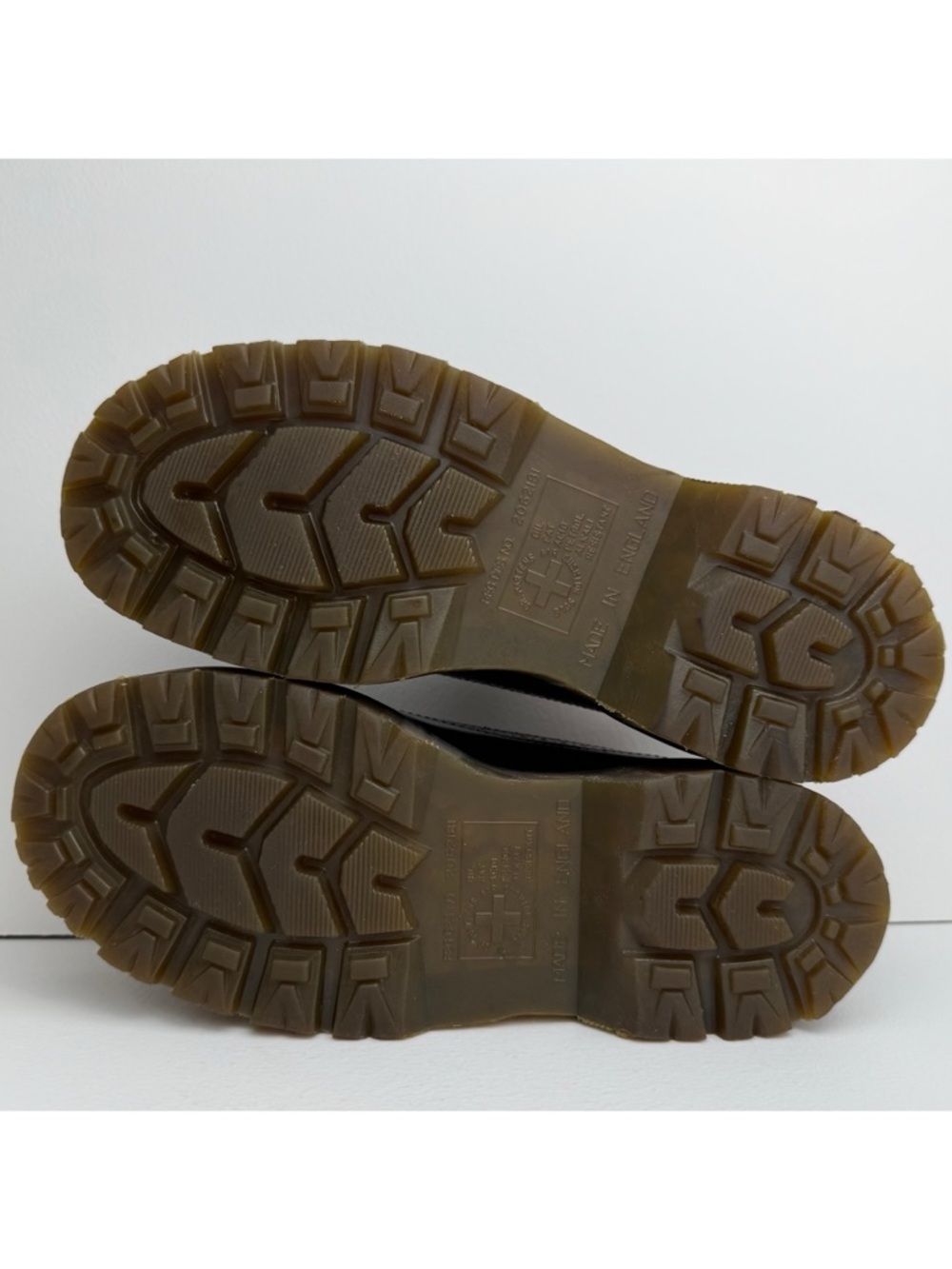 Vintage Dr. Martens England Black Wingtip Envy MIE Platform Steel Oxfords UK 6 - Picture 12 of 16